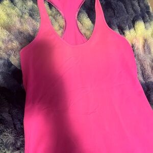 Women's Pink Racerback Tank Top